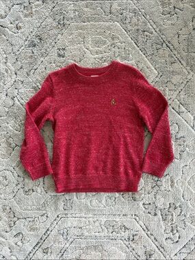 Gap Boys 4T Red Crewneck Sweater - Classic Knit